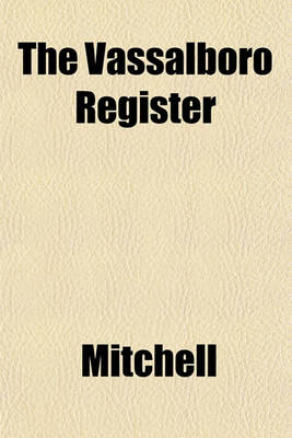 Book cover for The Vassalboro Register