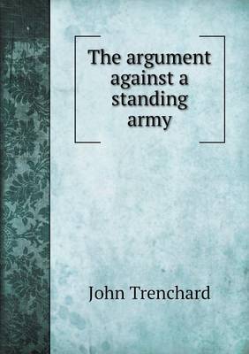 Book cover for The argument against a standing army