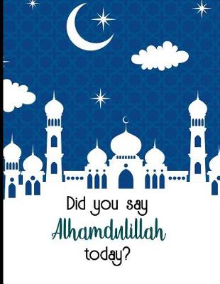 Book cover for Did you say alhamdulliah today