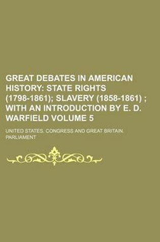 Cover of Great Debates in American History Volume 5