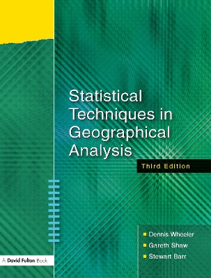 Book cover for Statistical Techniques in Geographical Analysis