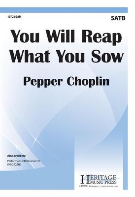 Book cover for You Will Reap What You Sow