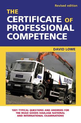 Book cover for The Certificate of Professional Competence