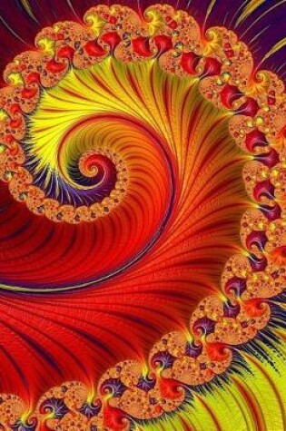 Cover of Colorful Fractal Art Notebook