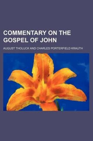 Cover of Commentary on the Gospel of John