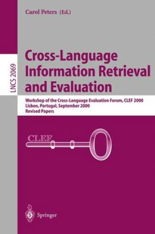 Cover of Cross-Language Information Retrieval and Evaluation