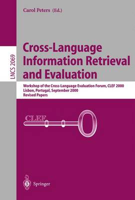 Book cover for Cross-Language Information Retrieval and Evaluation