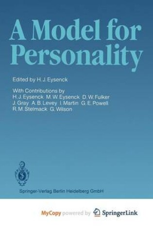 Cover of A Model for Personality
