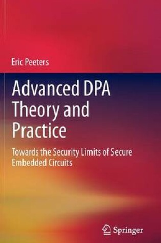 Cover of Advanced DPA Theory and Practice