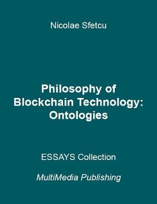 Book cover for Philosophy of Blockchain Technology - Ontologies