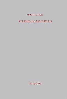 Book cover for Studies in Aeschylus