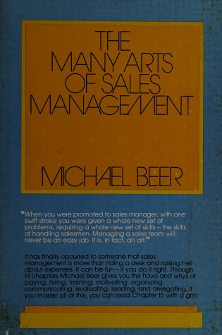 Cover of The Many Arts of Sales Management