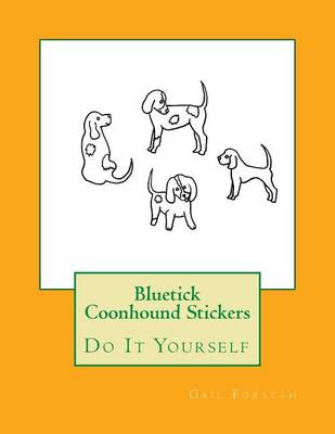 Book cover for Bluetick Coonhound Stickers