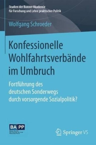 Cover of Konfessionelle Wohlfahrtsverbande Im Umbruch