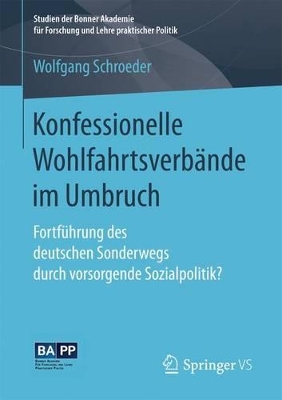 Book cover for Konfessionelle Wohlfahrtsverbande Im Umbruch