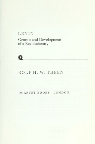 Cover of Lenin