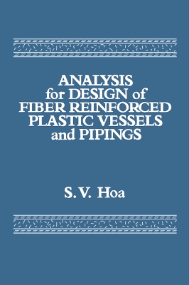 Book cover for Analysis for Design of Fiber Reinforced Plastic Vessels