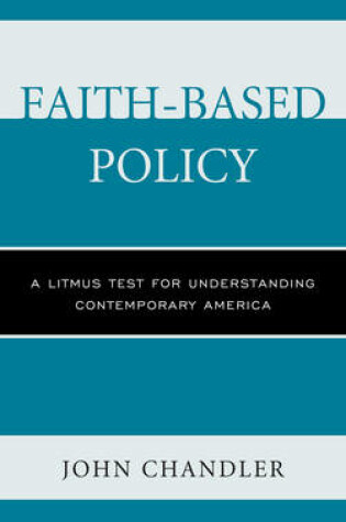 Cover of Faith-Based Policy