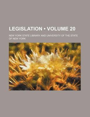 Book cover for Legislation (Volume 20)