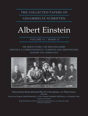 Book cover for The Collected Papers of Albert Einstein, Volume 13