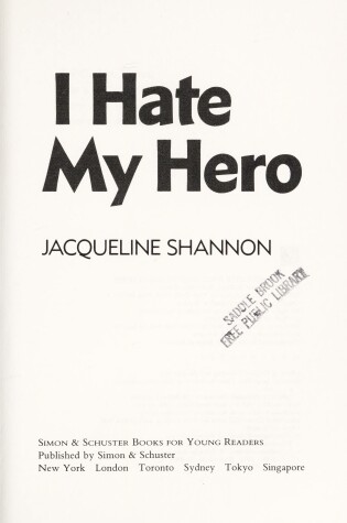 Cover of I Hate My Hero