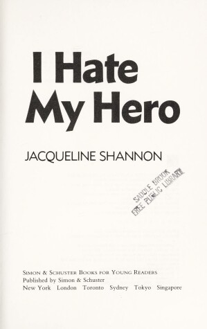 Book cover for I Hate My Hero