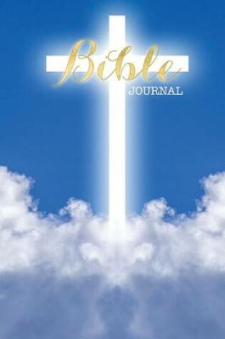 Cover of Bible Journal Glowing Cross Heaven Clouds