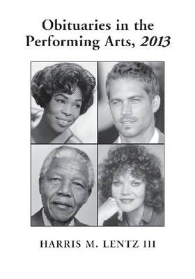 Cover of Obituaries in the Performing Arts, 2013