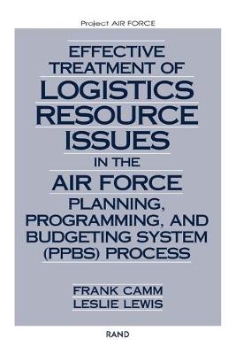 Book cover for Effective Treatment of Logistics Resource Issues in the Air Force Planning, Programming and Budgeting System (PPBS) Process