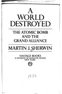 Cover of A World Destroyed