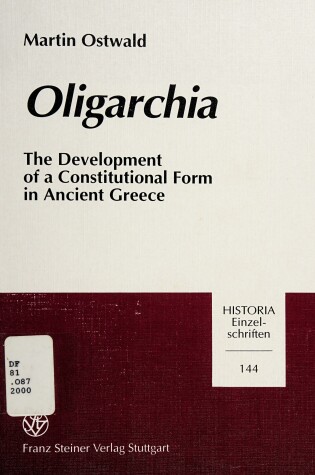 Cover of Oligarchia