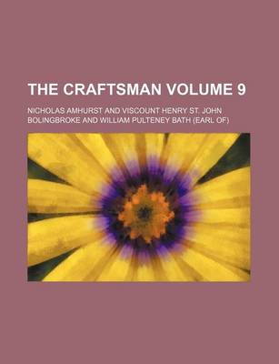 Book cover for The Craftsman Volume 9