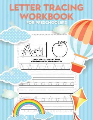 Book cover for Letter Tracing Workbook for Preschoolers