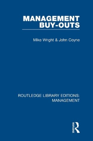 Cover of Management Buy-Outs