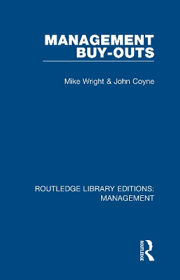 Book cover for Management Buy-Outs