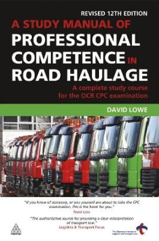 Cover of A Study Manual of Professional Competence in Road Haulage