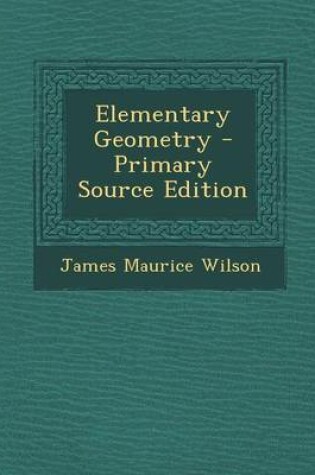 Cover of Elementary Geometry