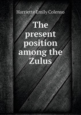 Book cover for The present position among the Zulus