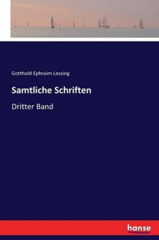 Cover of Samtliche Schriften