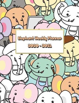 Book cover for 2020-2021 Elephant Weekly Planner