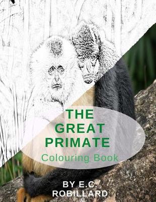 Book cover for The Great Primates Colouring Book