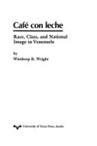 Cover of Café Con Leche