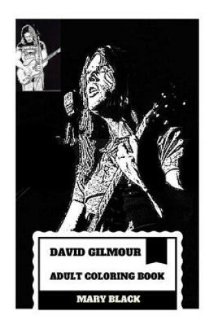 Cover of David Gilmour Adult Coloring Book