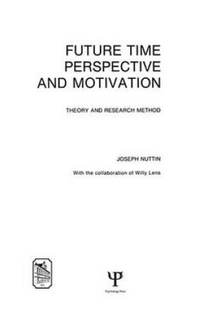 Cover of Future Time Perspective and Motivation