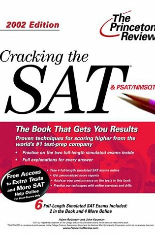 Cover of Cracking the Sat & Psat 2002