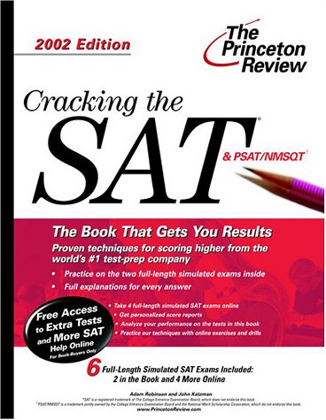 Book cover for Cracking the Sat & Psat 2002