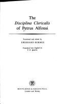 Book cover for Disciplina Clericalis