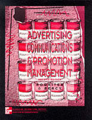 Book cover for Advertising Communications and Promotion Management