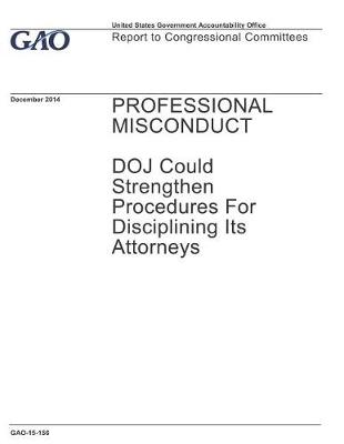 Book cover for Professional Misconduct