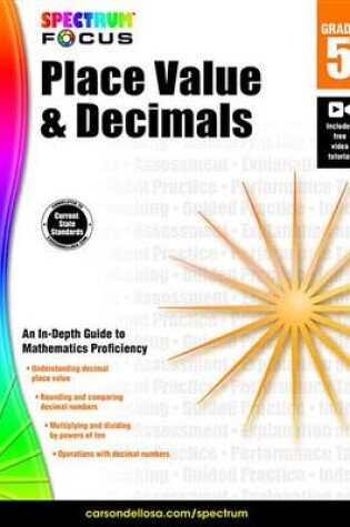 Cover of Spectrum Place Value, Decimals, and Rounding